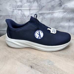 JBU By Jambu Dash Shoes Men 12 Navy Blue Soft Knit & Nubuck Removable Relax Foam